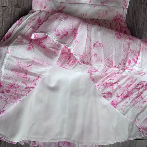 Altar'd State Pink and White Floral Print Dress - Picture 2 of 10